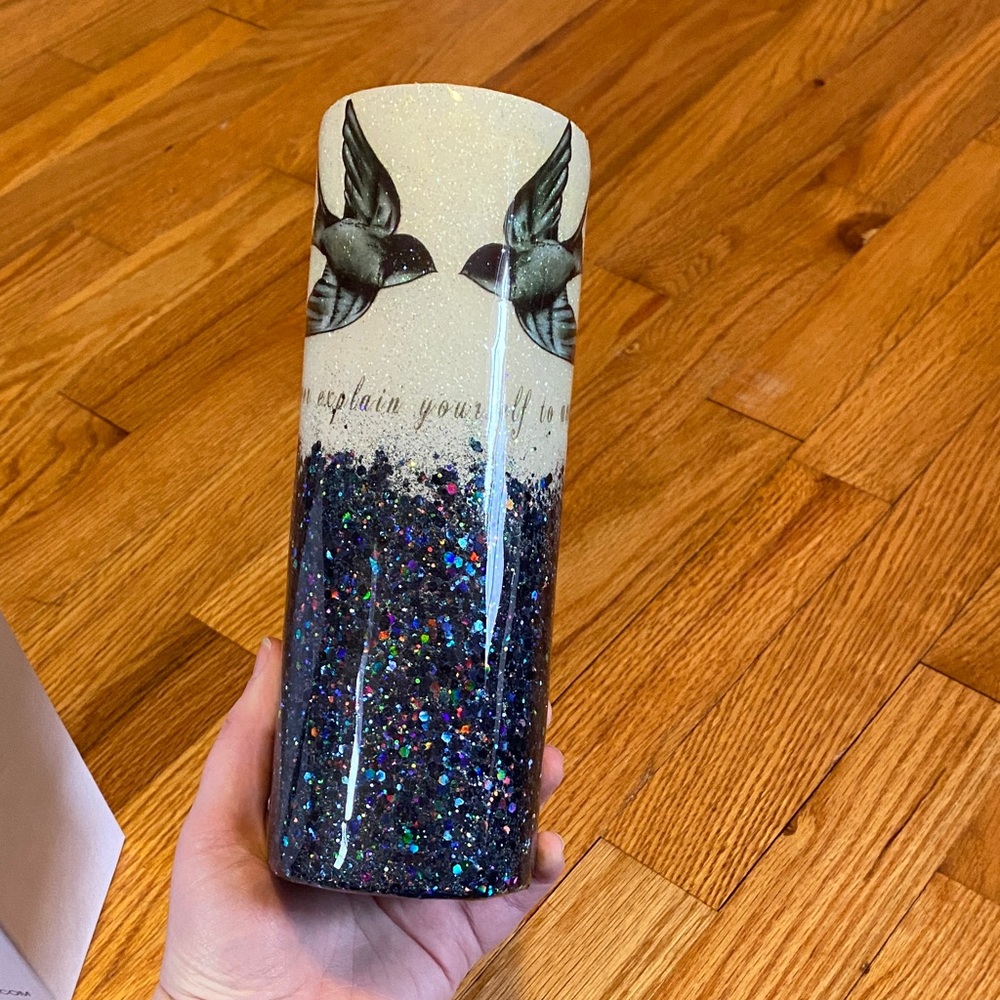 Handmade stainless tumbler